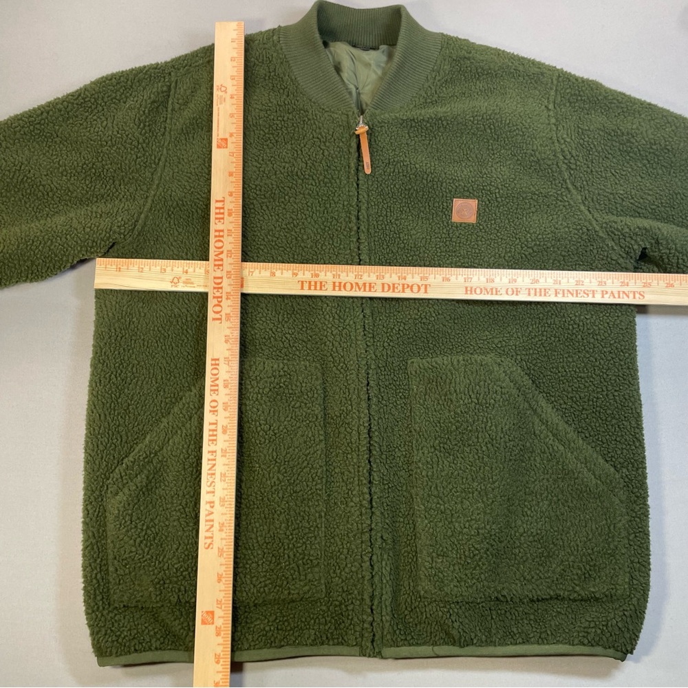 Obey Sherpa Bomber Jacket, Fleece Full Zip - Mens XL - Picture 13 of 14
